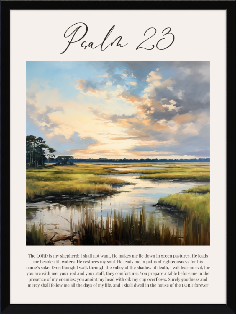 Psalm 23 ESV Low Country