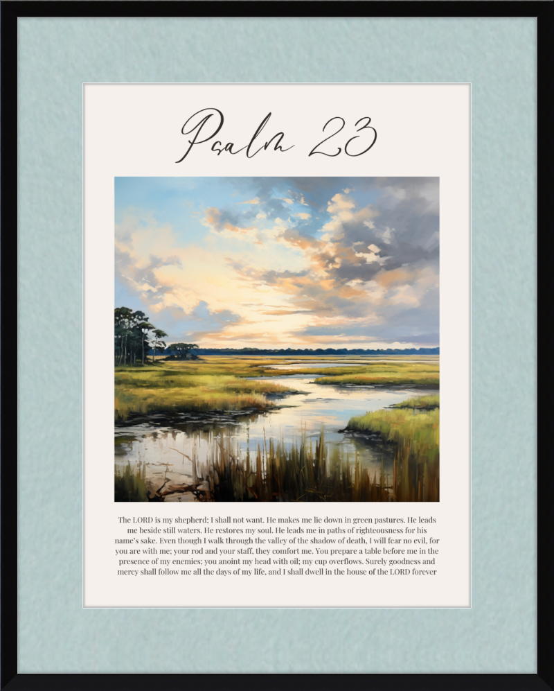 Psalm 23 ESV Low Country