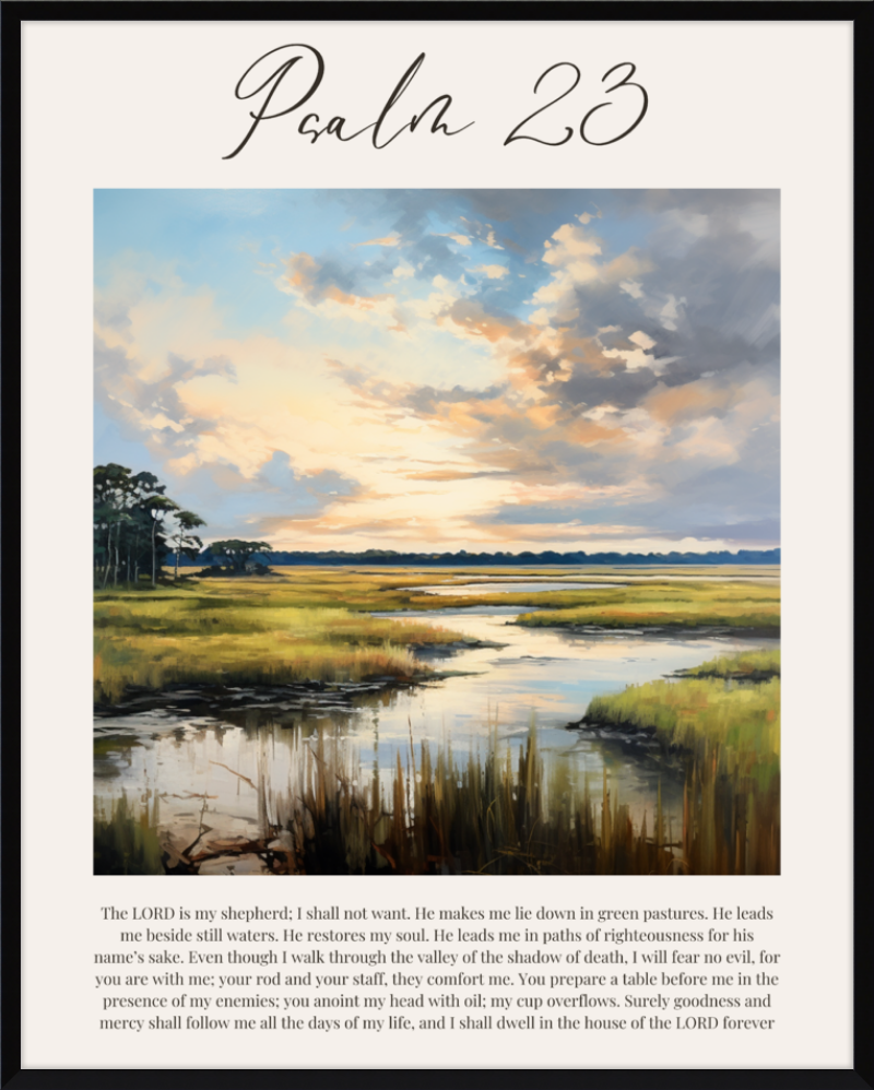 Psalm 23 ESV Low Country