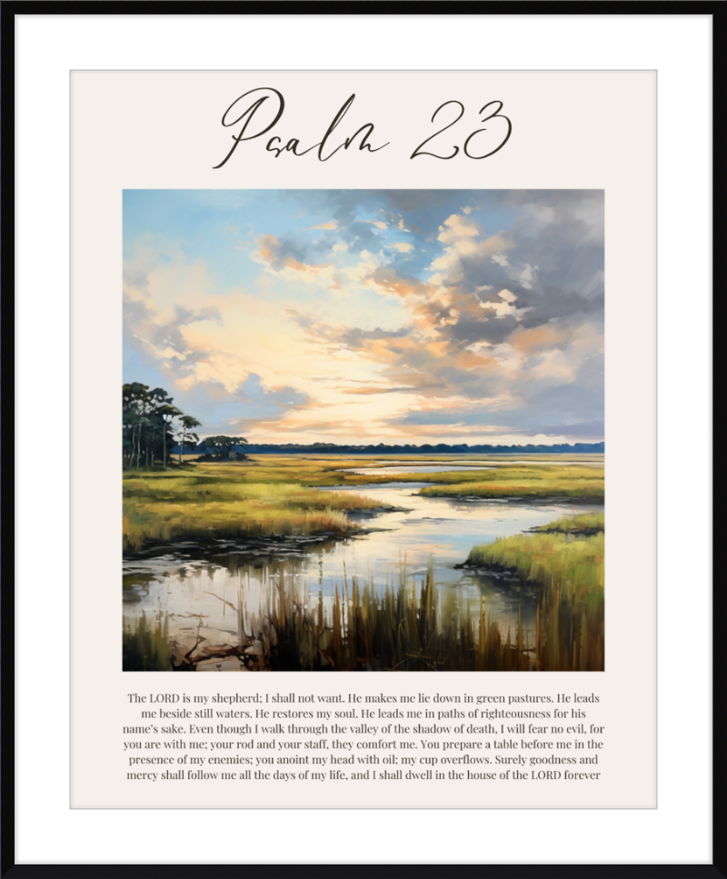 Psalm 23 ESV Low Country