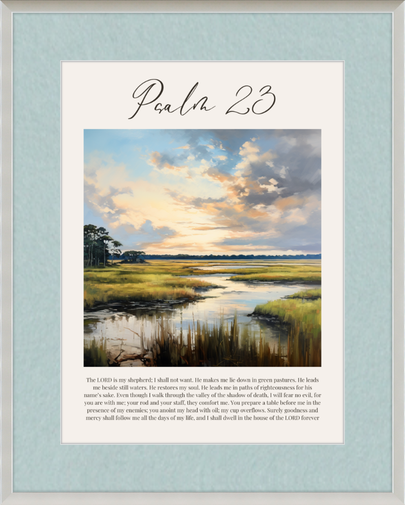 Psalm 23 ESV Low Country