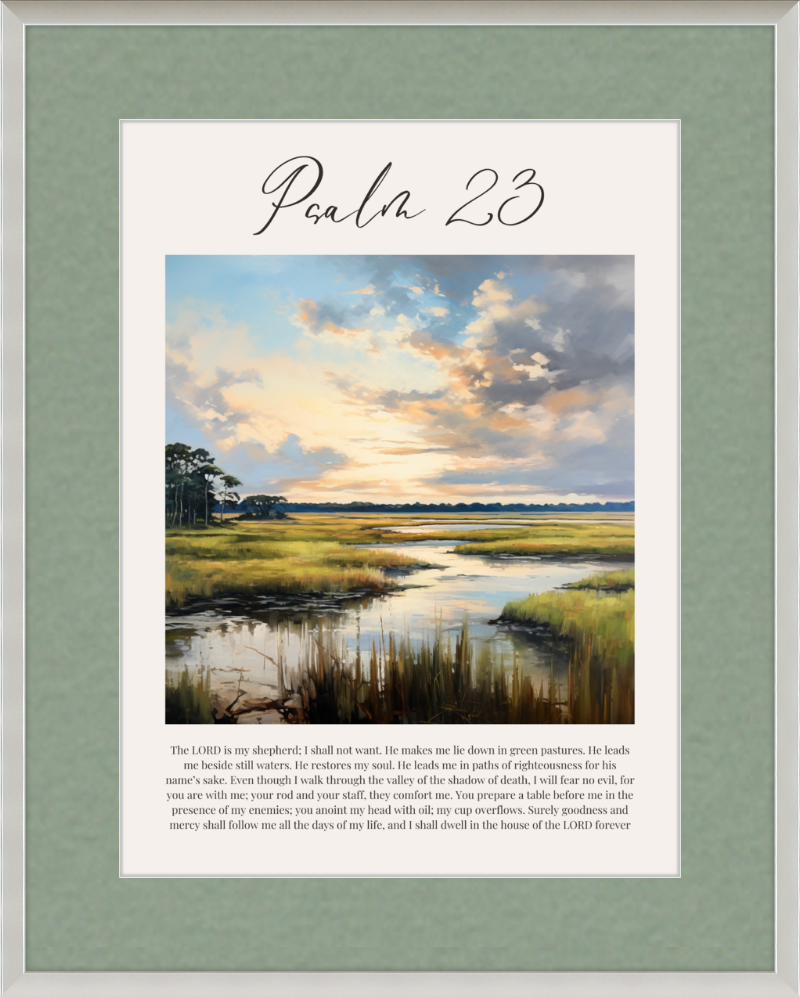 Psalm 23 ESV Low Country