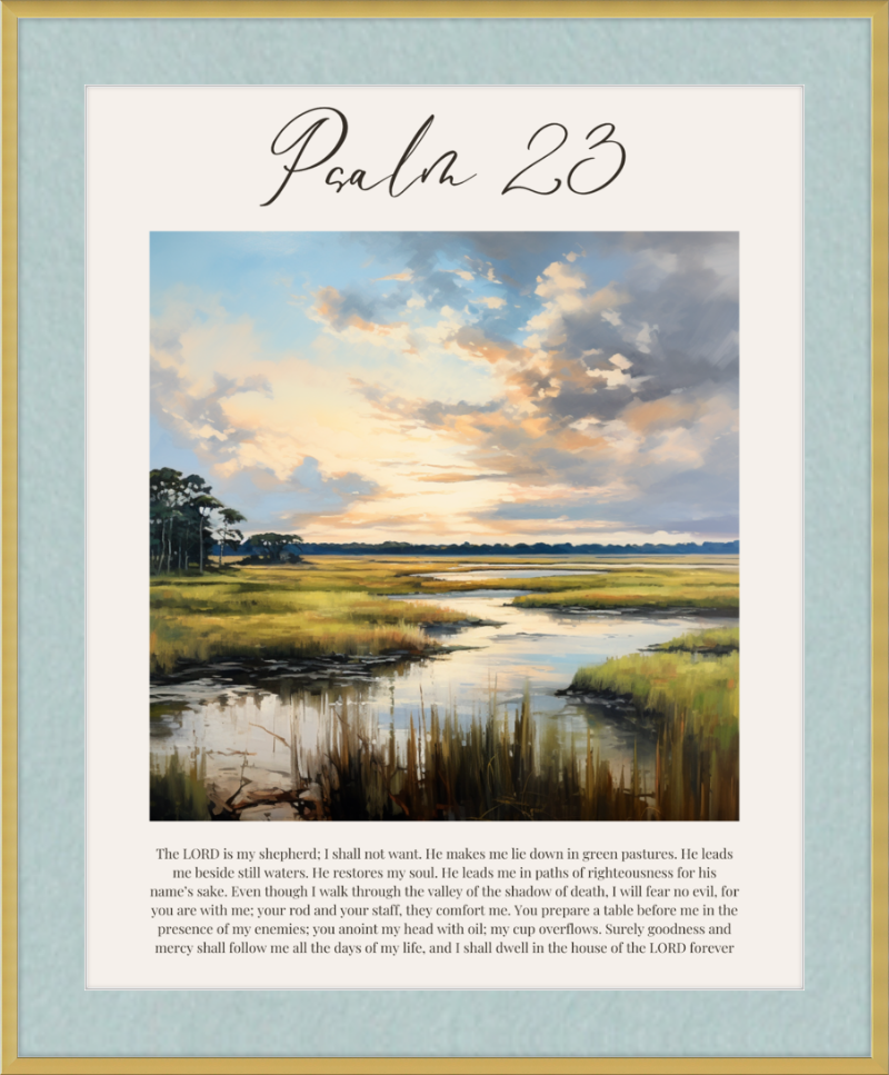 Psalm 23 ESV Low Country