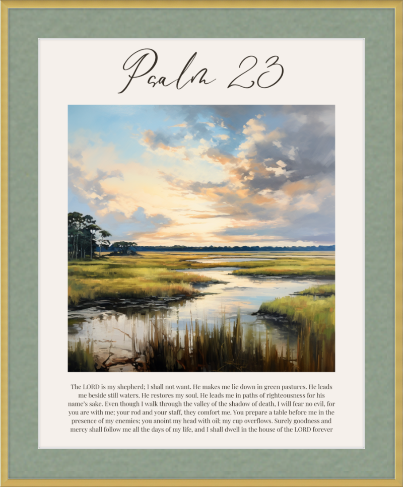 Psalm 23 ESV Low Country