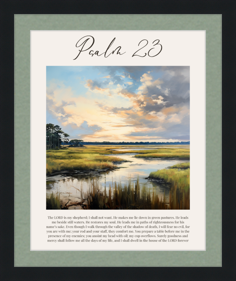 Psalm 23 ESV Low Country