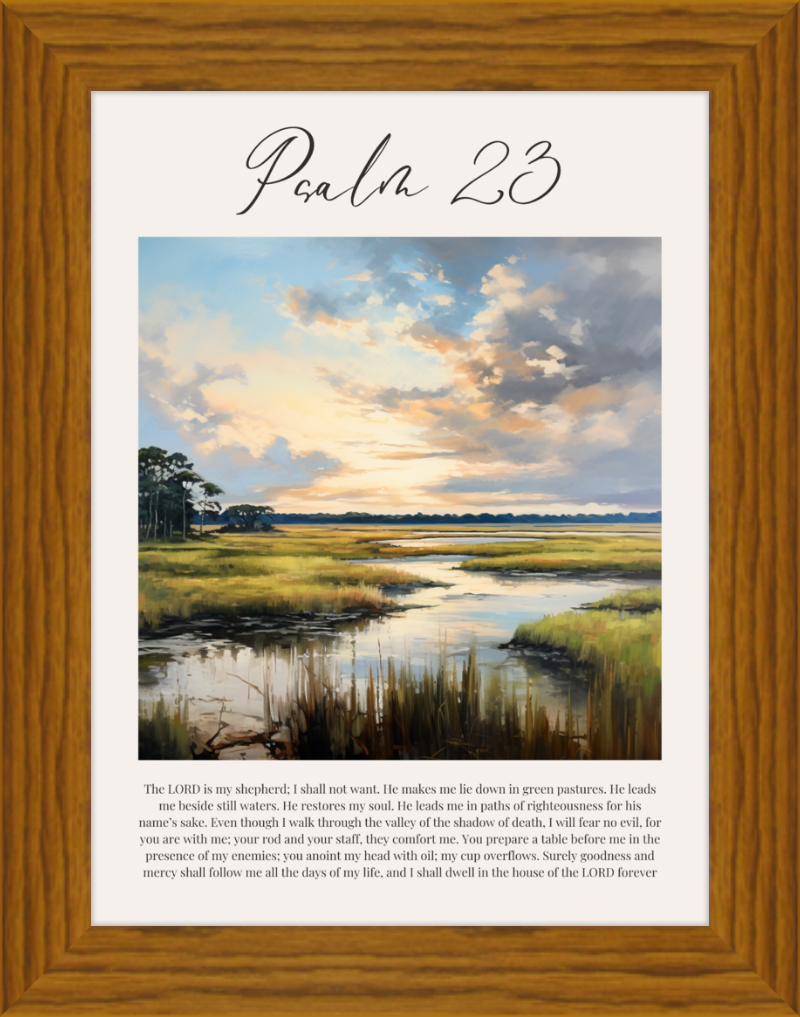 Psalm 23 ESV Low Country