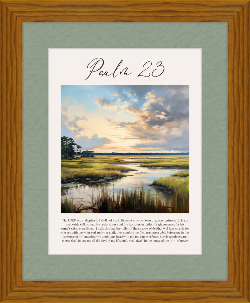 Psalm 23 ESV Low Country