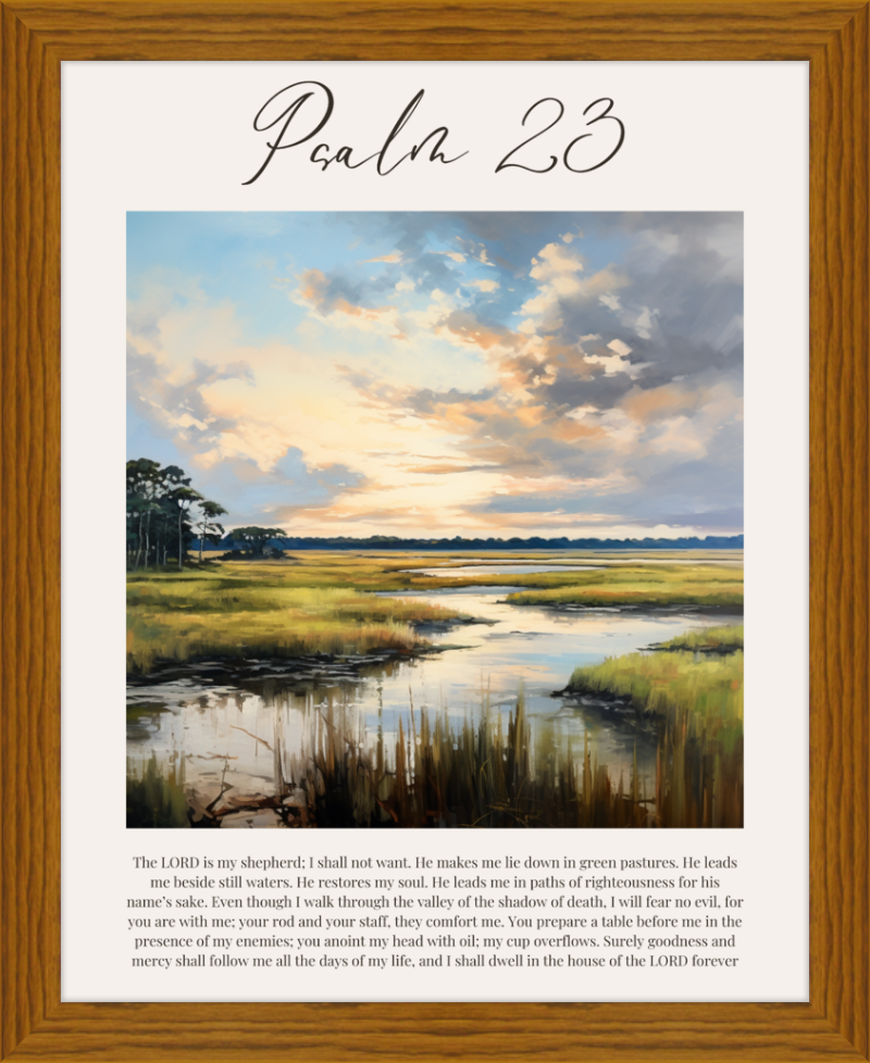 Psalm 23 ESV Low Country