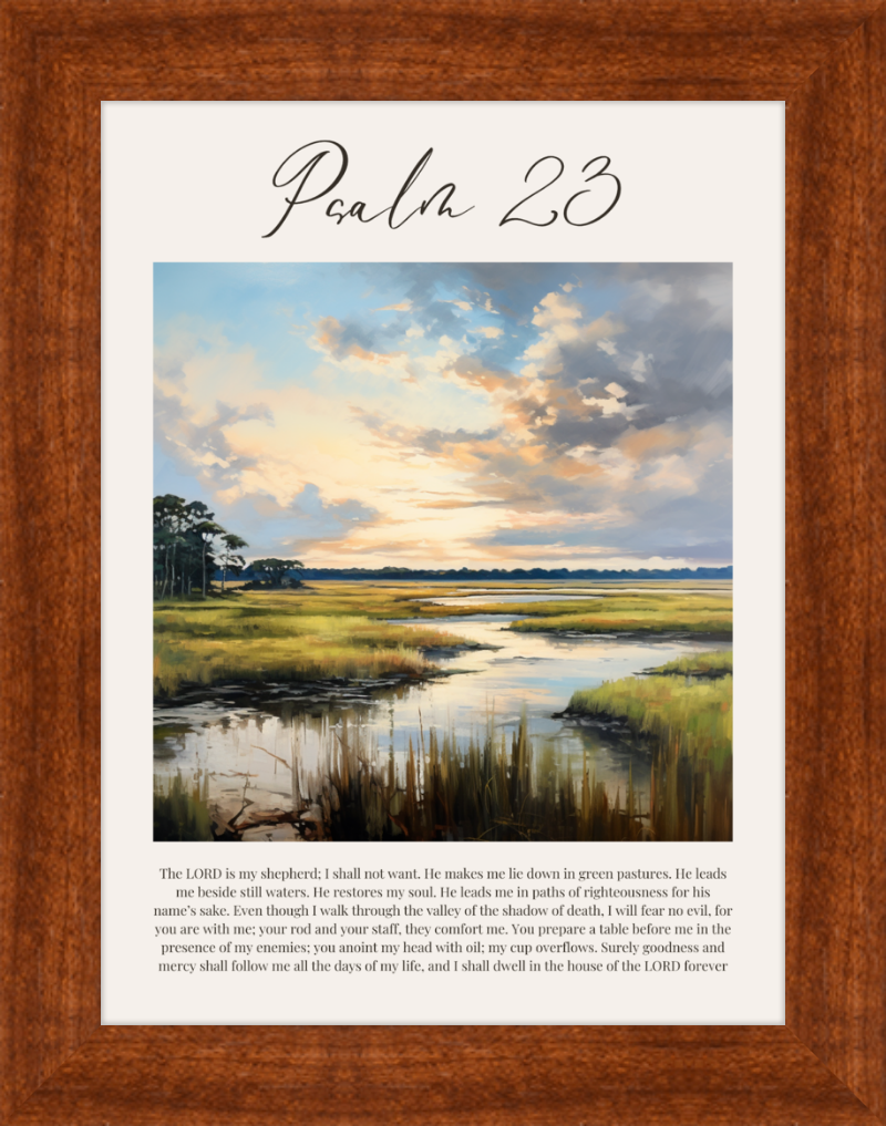 Psalm 23 ESV Low Country