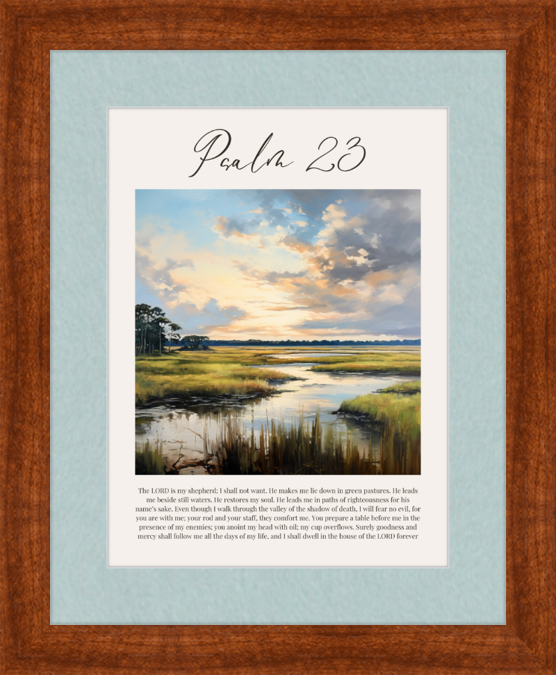 Psalm 23 ESV Low Country