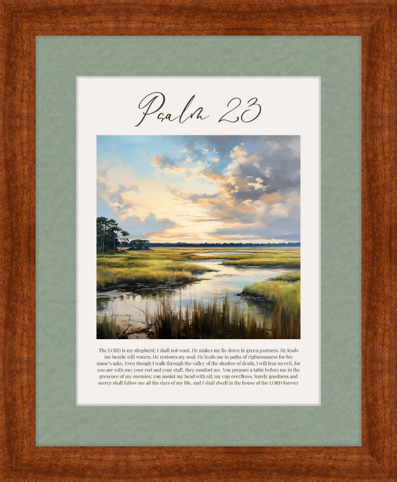 Psalm 23 ESV Low Country