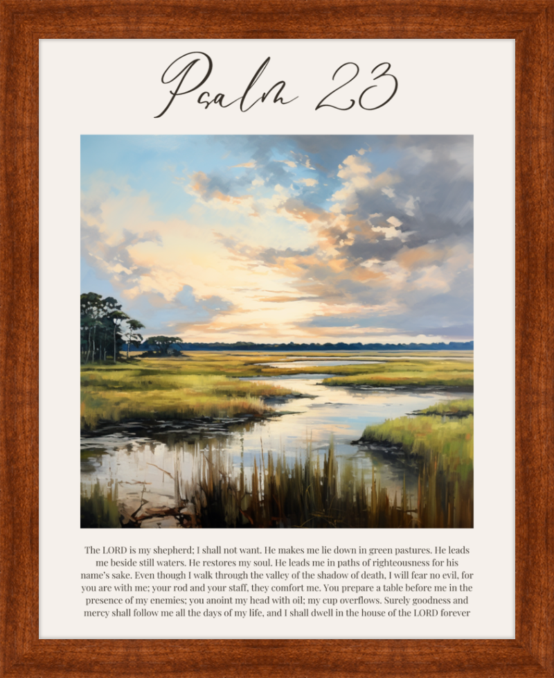 Psalm 23 ESV Low Country