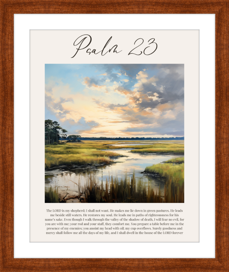 Psalm 23 ESV Low Country