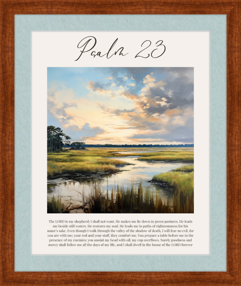 Psalm 23 ESV Low Country