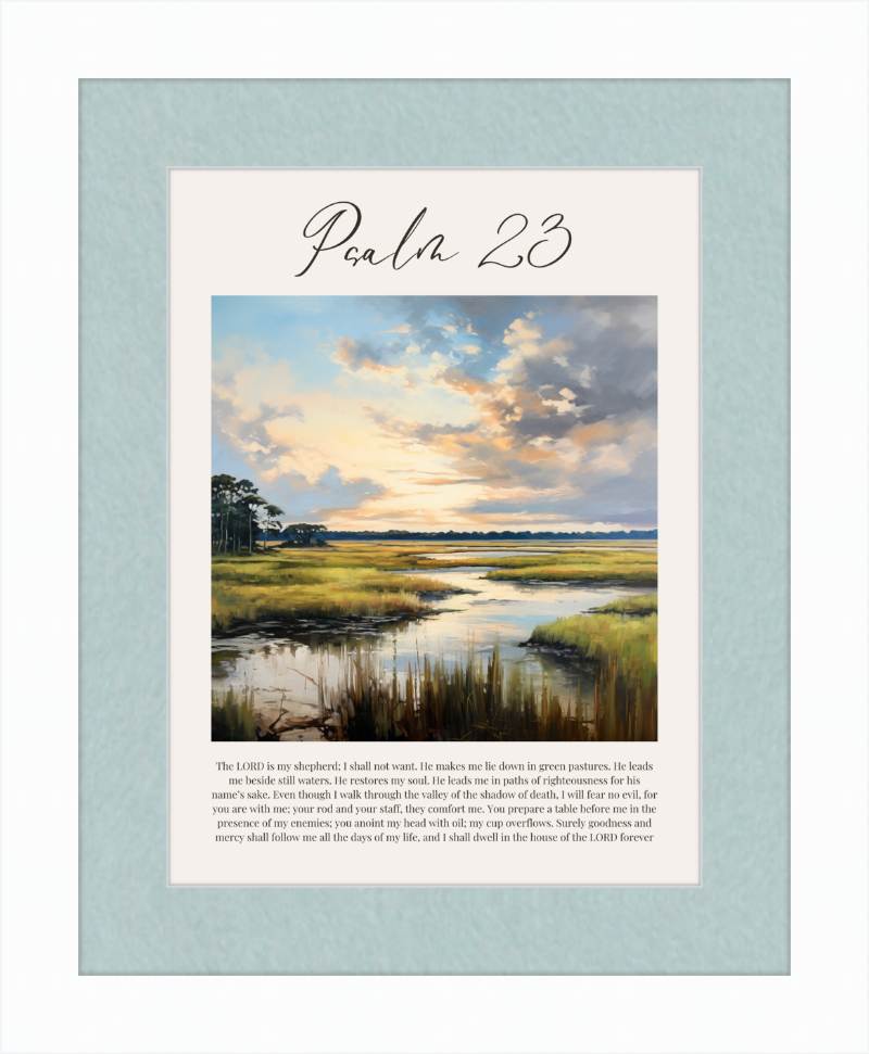 Psalm 23 ESV Low Country