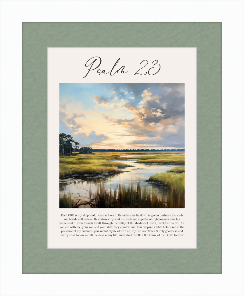 Psalm 23 ESV Low Country