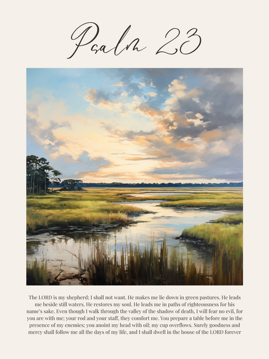 Psalm 23 ESV Low Country Digital